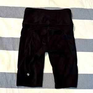 Lululemon Black Biker Shorts size 4